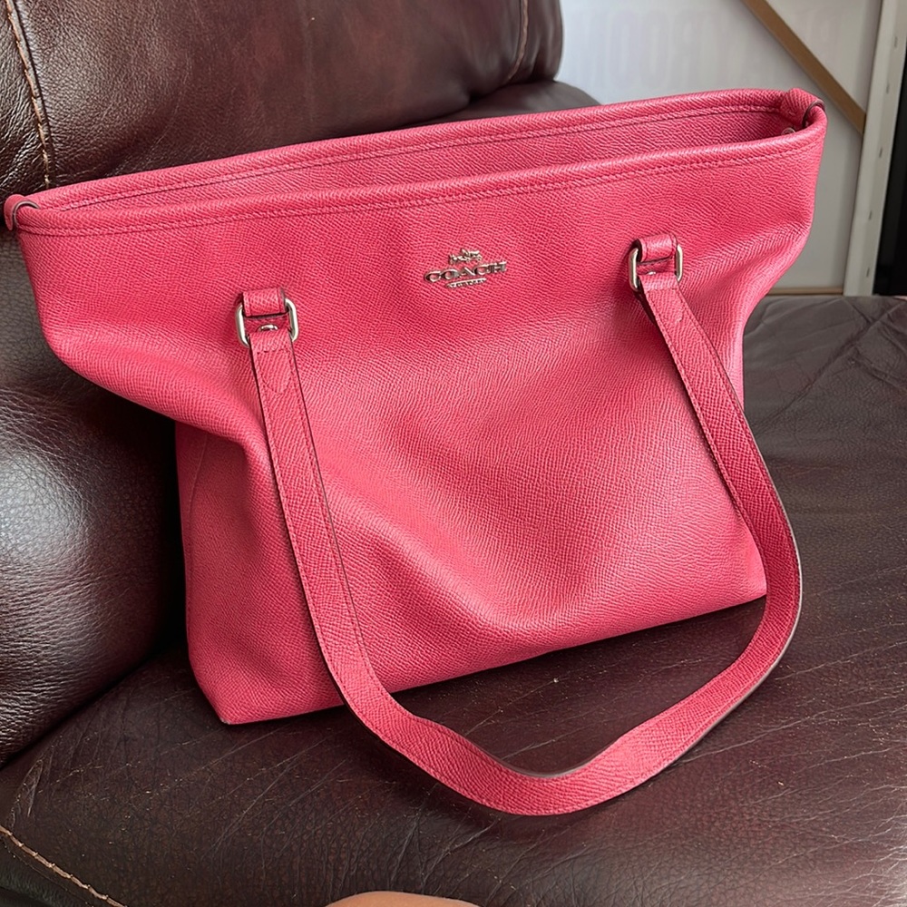 Coach leather bag